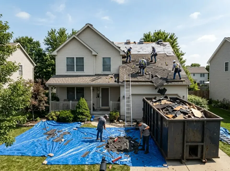 roof-replacement-debris-remova-004 — frequently asked questions, Cheapest Dumpster Rentals in Fallston, MD